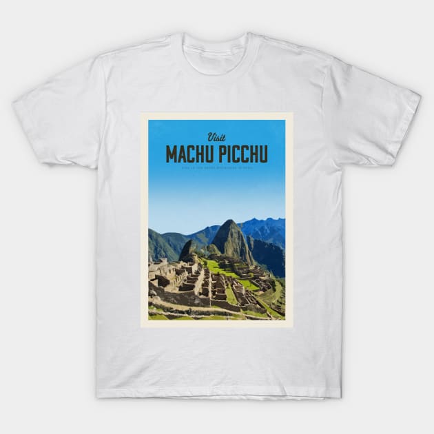 Visit Machu Picchu T-Shirt by Mercury Club